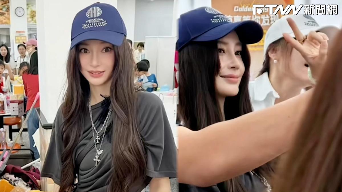 影／Angelababy現身校園義賣會！狀態好到驚人　網友：根本像女大學生