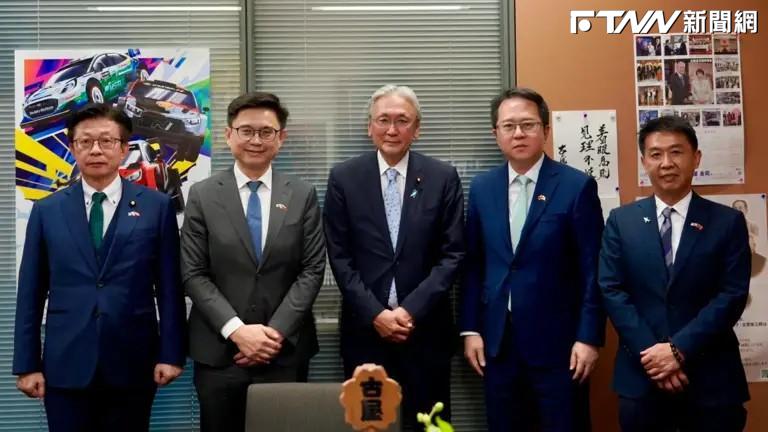 賴瑞隆率團訪日！　首站拜會友台政要：南方出行、邁向國際